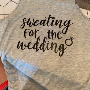 Custom Made Wedding Tank Top!